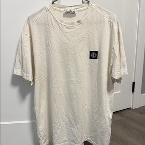 Stone Island Off-White Short Sleeve Tee